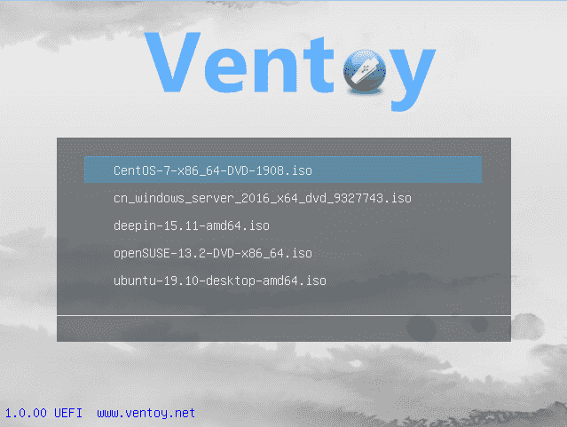 开源U盘启动制作工具Ventoy v1.1.07插图